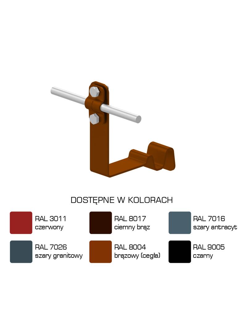 AN-26I/LA/ Uchwyt dach.prof.pros.Z-śr. WZÓR 32 H=10cm /LA/
