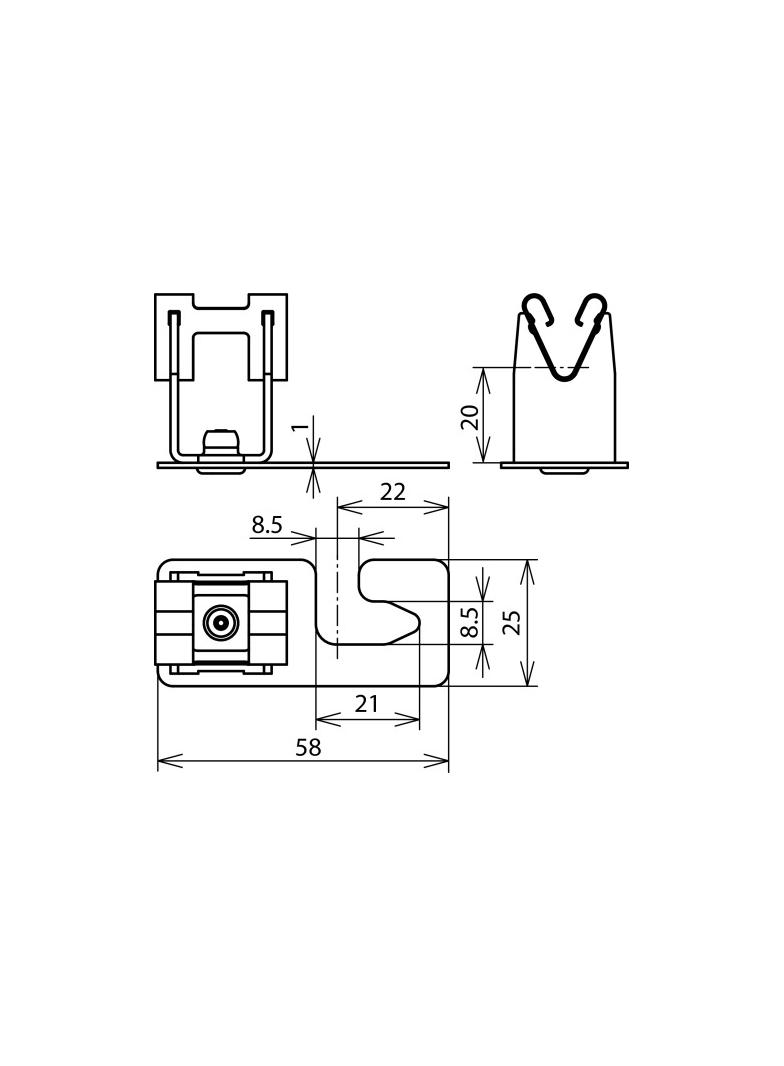 Wspornik dachowy z DEHNgrip