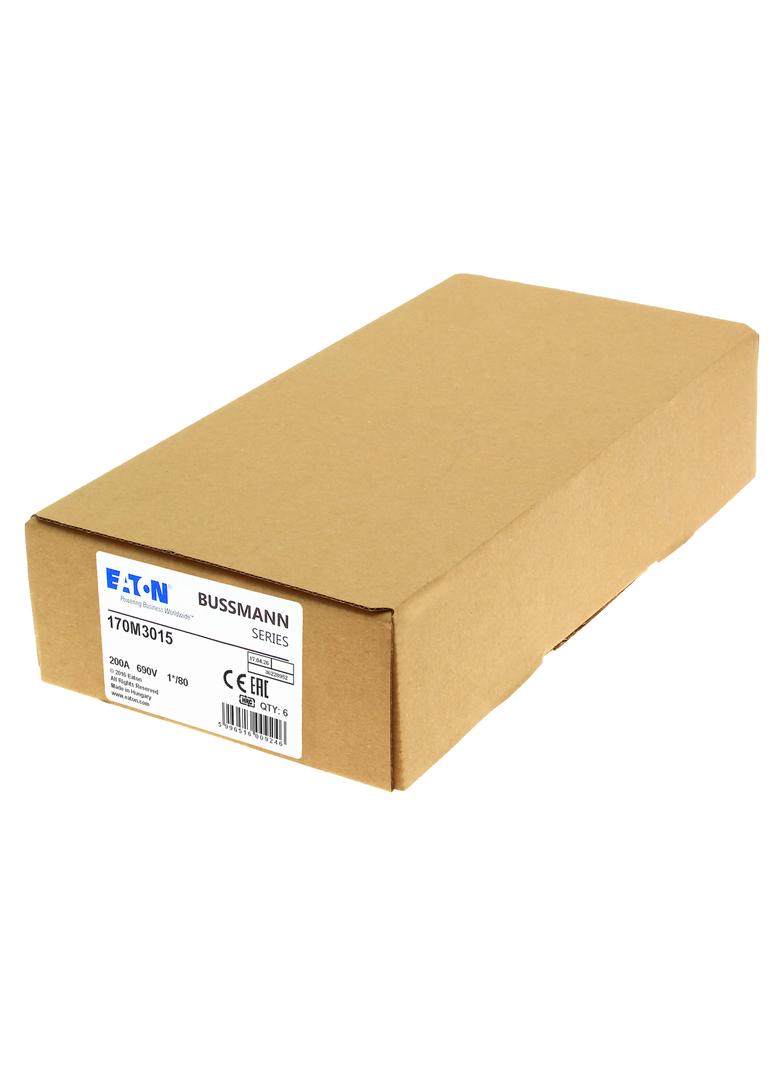 200A 690V 1*/80 aR INDICATOR FUSE Wkładka szybka 200A AC 690V compact DIN 1 45x45x104 mm, 170M3015 E