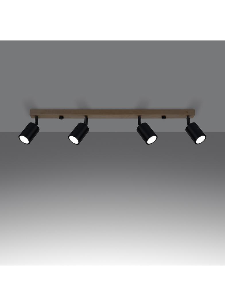 Sollux Plafon VERDO 4 czarny SL.1294