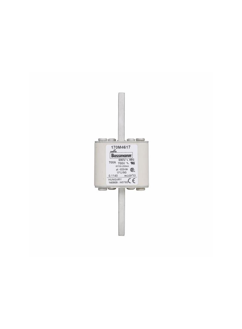 FUSE 700A 690V 1FU/90 AR UC Wkładka szybka 700A AC 690V rozmiar 1 53x69x136 mm aR IEC UL, 170M4617 E