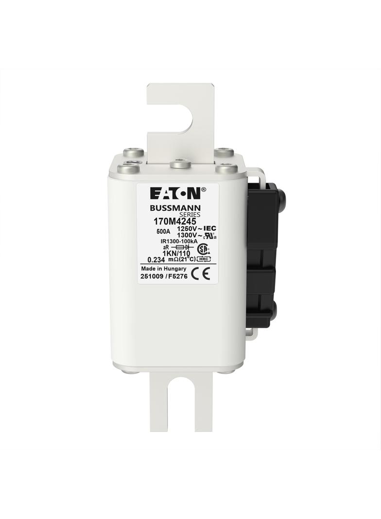 FUSE 500A 1250V 1KN/110 AR CU Wkładka szybka 500A AC 1250V rozmiar 1 53x69x138 mm aR DIN I 170M4245