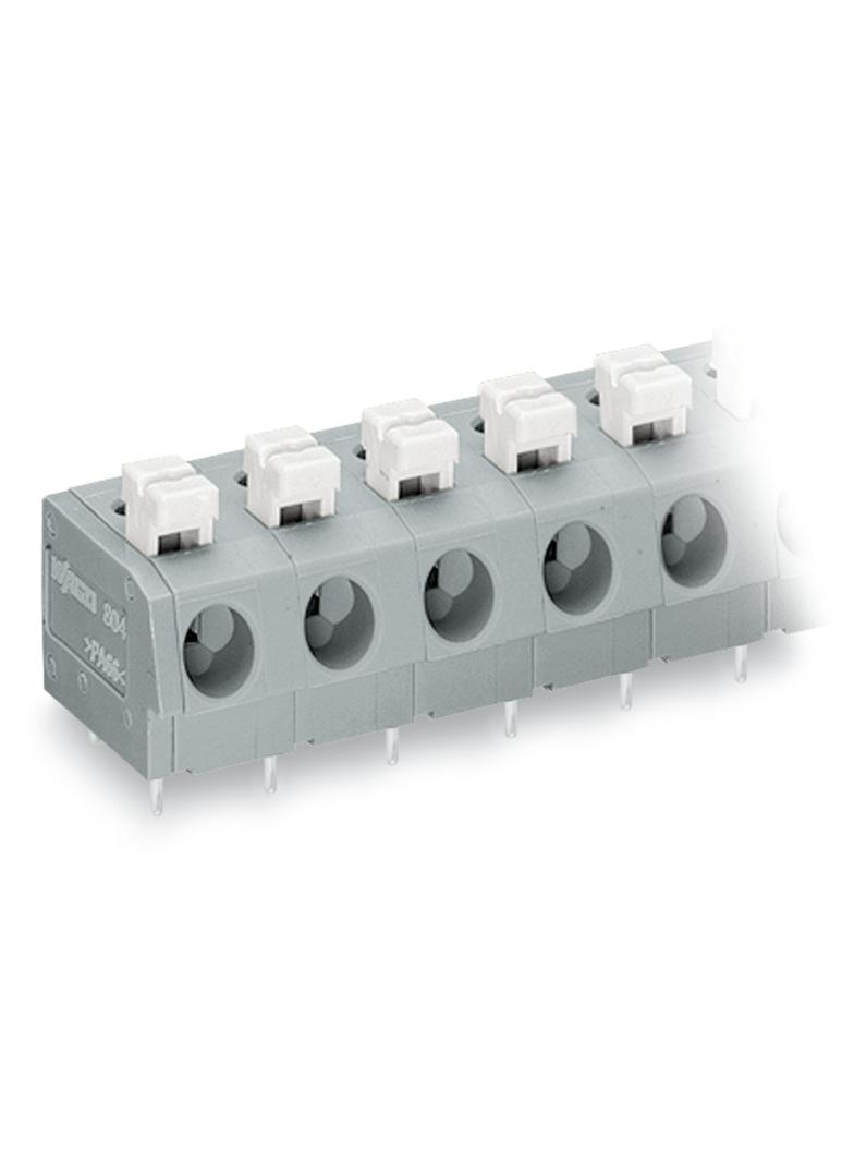 listwa zaciskowa do pł. drukowanych 4-bieg. szara raster 7,5 mm