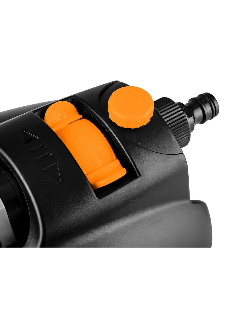 Zraszacz oscylacyjny, funkcja wyłaczania dysz, 20 dysz, regulacja siły strumienia