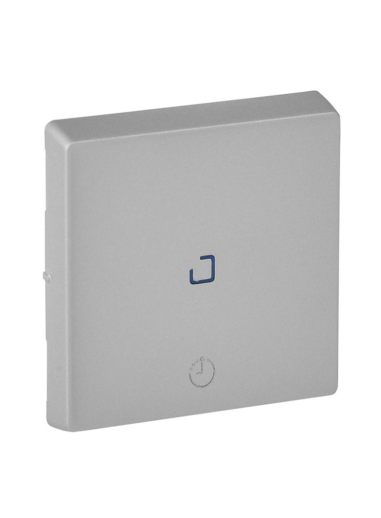 VALENA LIFE KLAWISZ ŁĄCZNIKA OŚWIETLENIA I ŁĄCZNIKA CZASOWEGO ALUMINIUM, Legrand