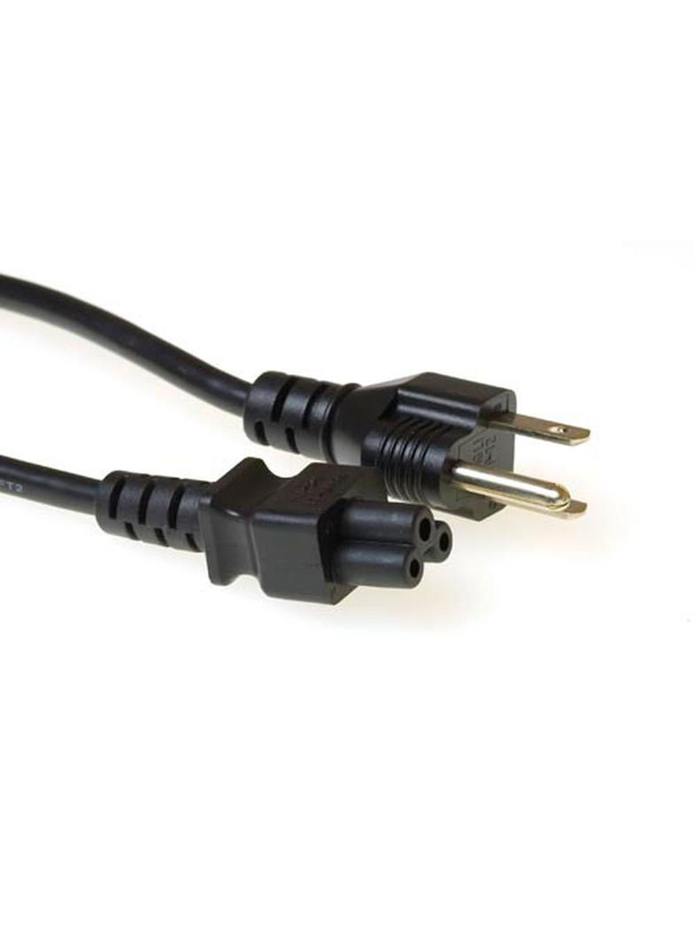 Kabel zasilający typ B - C5 czarny 1,8m