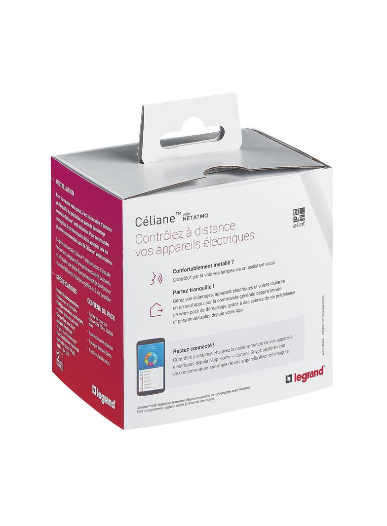 CELIANE WITH NETATMO - GNIAZDO CONNECTED BIAŁE, Legrand