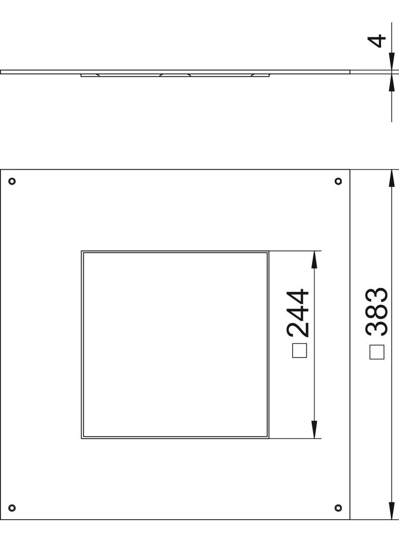 DUG350-3/9, POKRYWA MONTAŻOWA