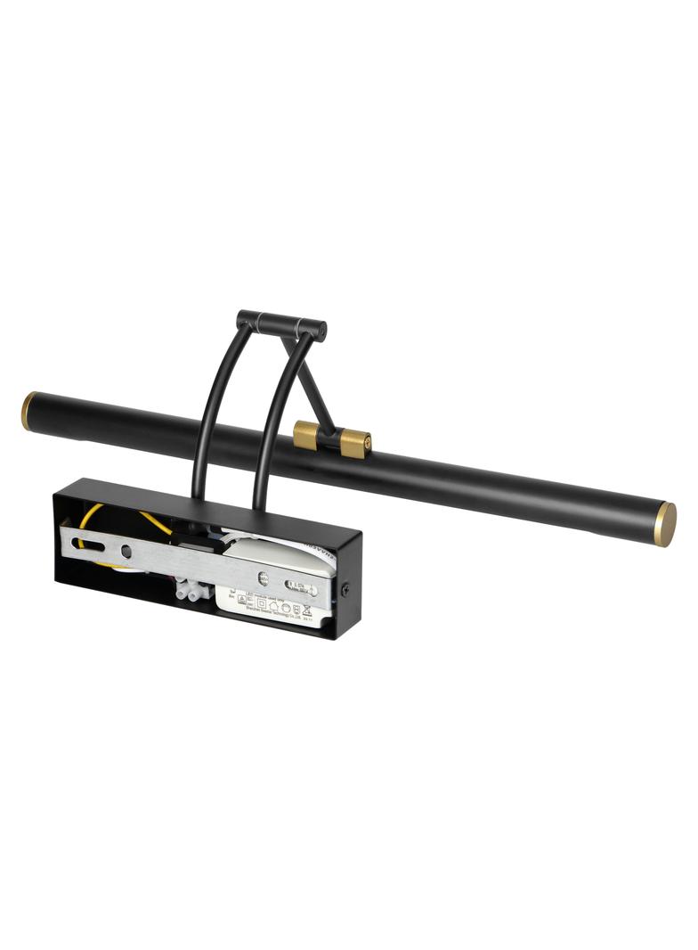 Kinkiet lampa nad lustro RICO LED 7W 770lm 4000K IP44 dł. 40 cm czarna ORNO
