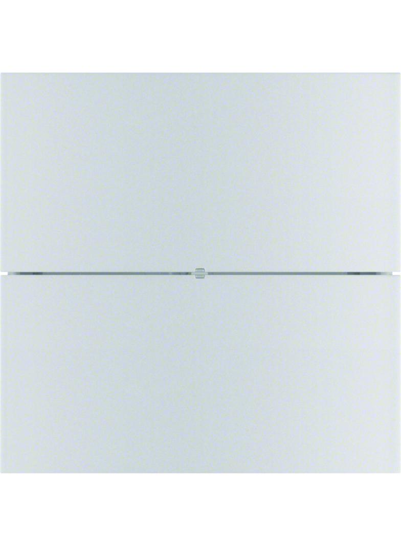 BERKER B.IQ Przycisk podwójny komfort aluminium 75162594 HAGER