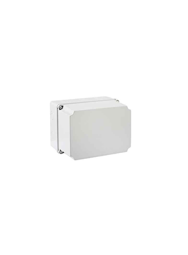 PUSZKA SERII „LIGHT” PUSZKA INSTALACYJNA LIGHT POKRYWA PEŁNA, Z OSŁABIENIAMI 241x180x175 (4xM25, 6xM40) IP66/67 GSX-231 PCE