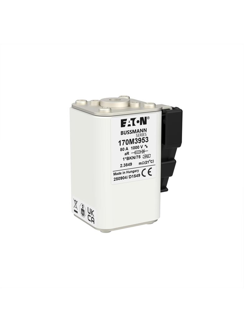 FUSE 80A 1000V 1*BKN/75 AR Wkładka szybka 80A AC 1000V rozmiar 1 43x61x74 mm aR IEC 170M3953 EATON