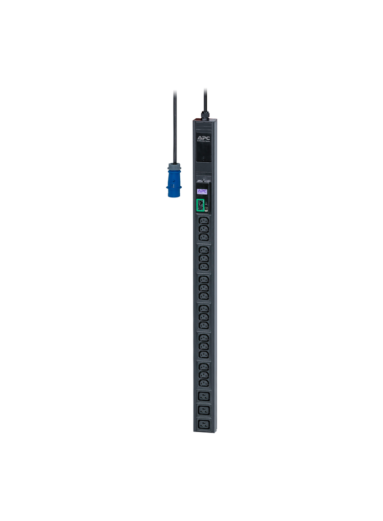 APC Easy Rack PDU, 3700 W, z pomiarem, 0U, jednofazowa, 230V, 16A, gniazdka 18 x C13 i 3 x C19, wtyk