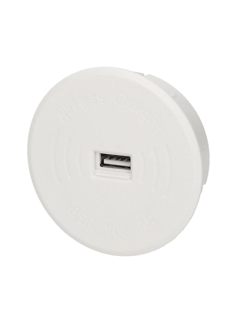 Bezprzewodowa ładowarka indukcyjna z dodatkowym portem USB biała OR-AE-1367/W ORNO