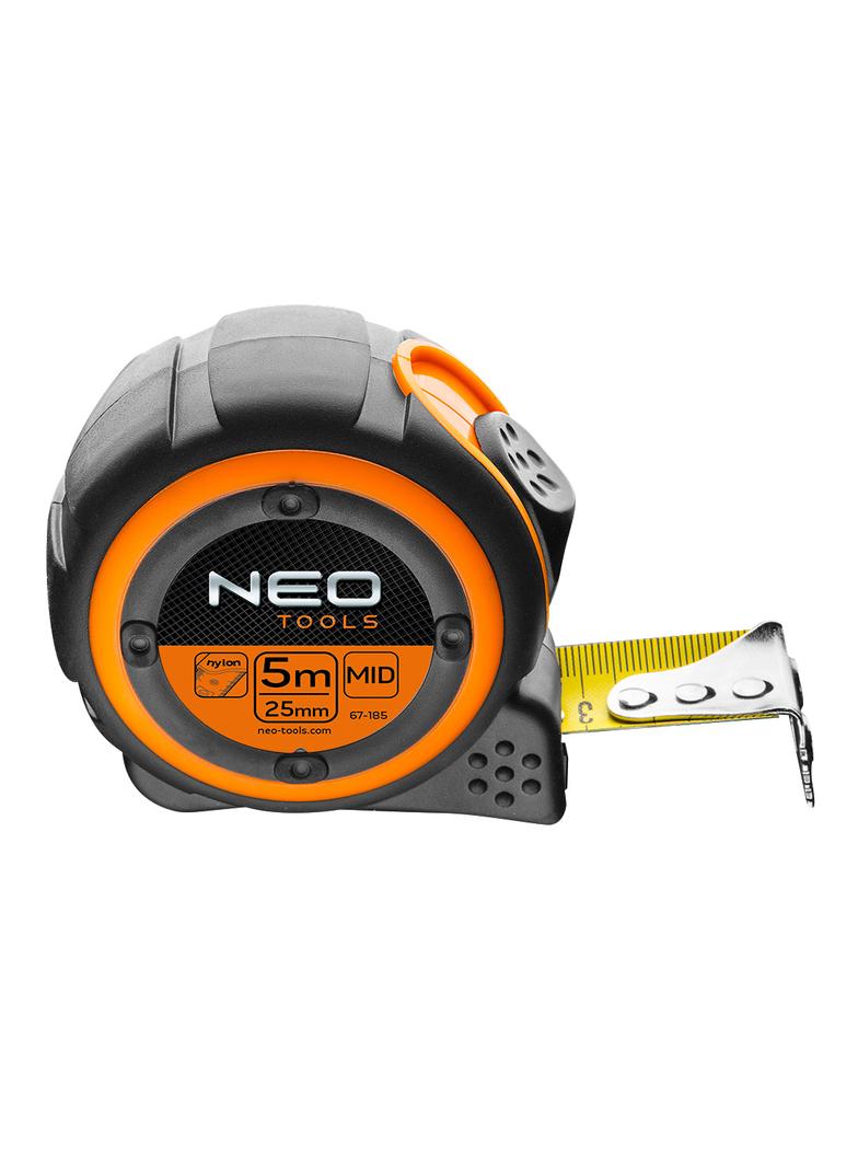 Miara zwijana stalowa 5 m x 25 mm, magnes