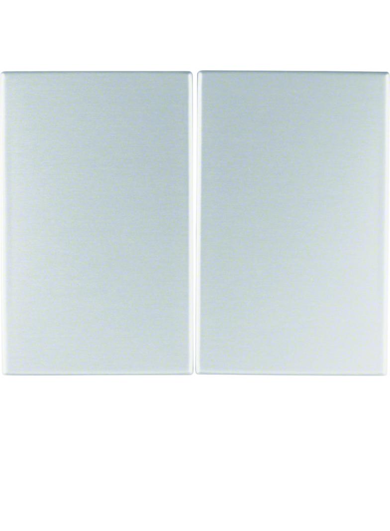 BERKER K.5 Klawisze do łącznika 2-klawiszowego aluminium 14357003 HAGER