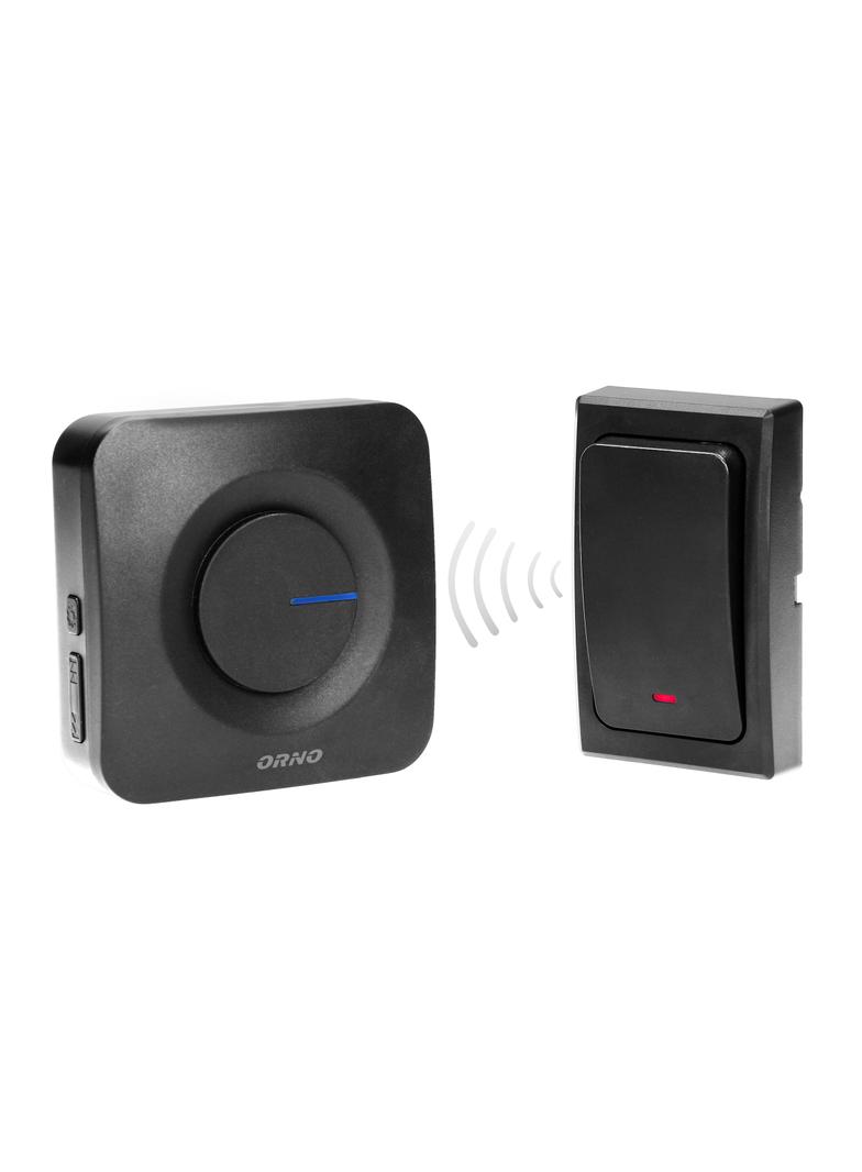Dzwonek bezprzewodowy ONDO AC sieciowy przycisk bezbateryjny learning system 36 dźwięków 200m OR-DB-
