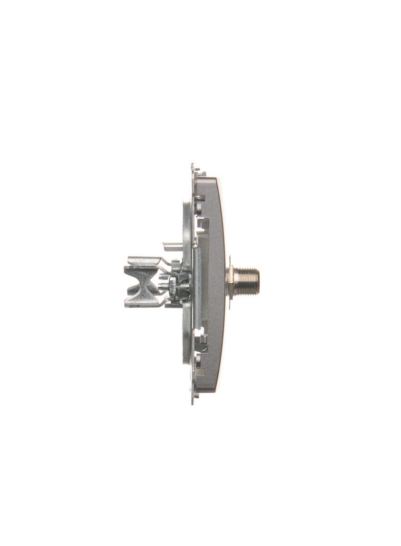 Simon Basic Gniazdo antenowe typu ''F'' pojedyncze  stal inox BMAF1.01/21 KONTAKT