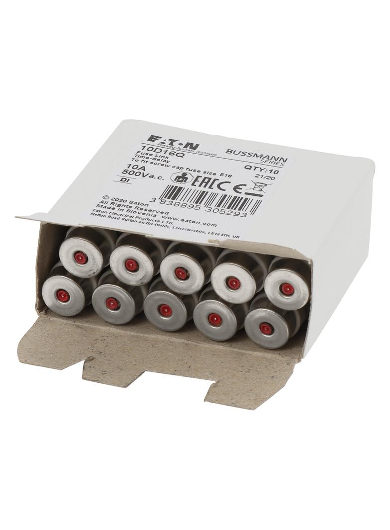 FUSE 10A DI/E16 500VAC DZ Wkładka DI 10A 500VAC DZ E16 10D16Q EATON