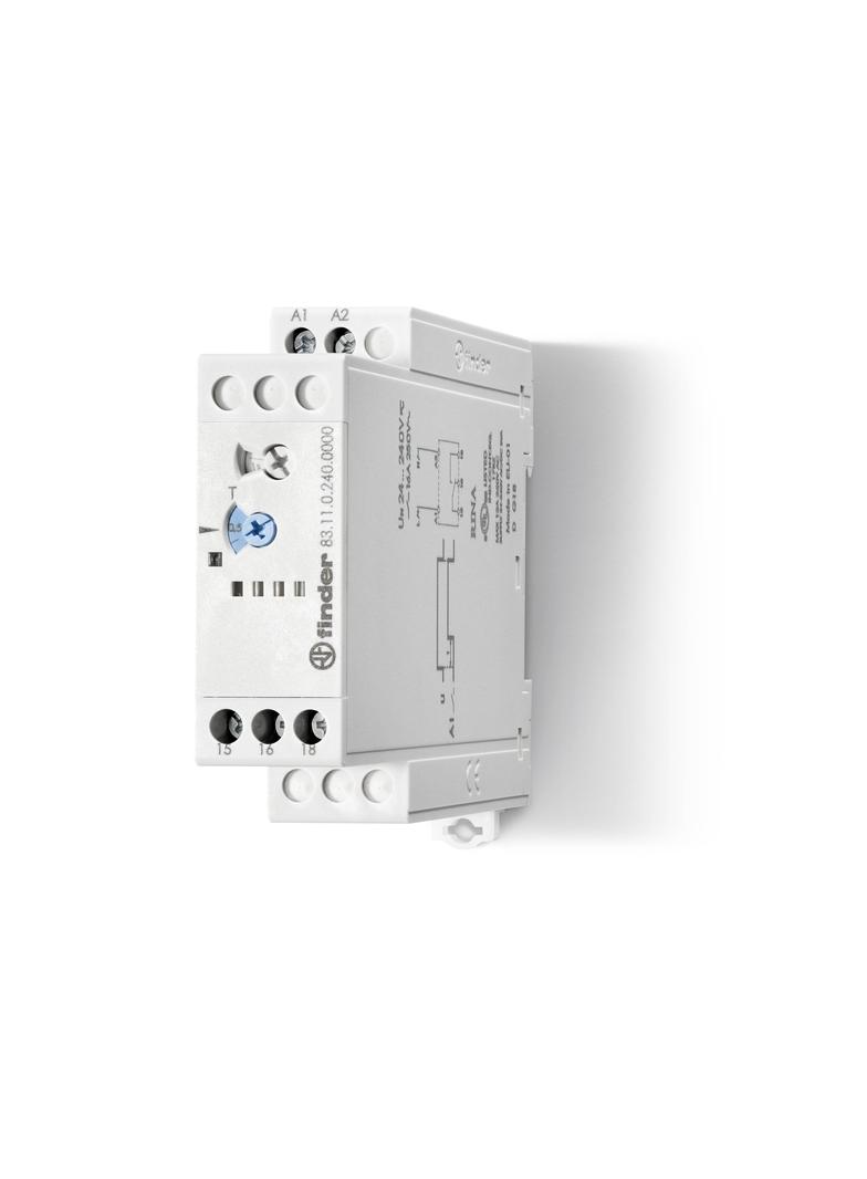 Przekaźnik czasowy jednofunkcyjny 1 P; 16A; 24…240V AC/DC; AI, 83.11.0.240.0000