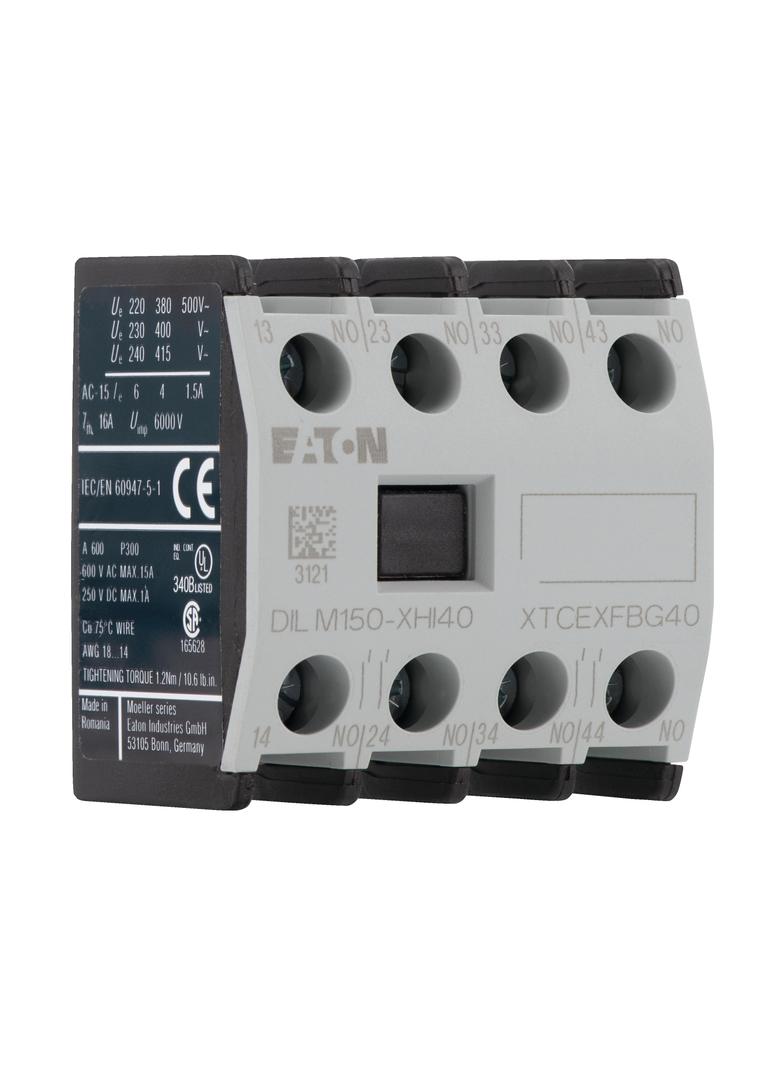 Styk pomocniczy 4Z montaż czołowy DILM150-XHI40 277948 EATON