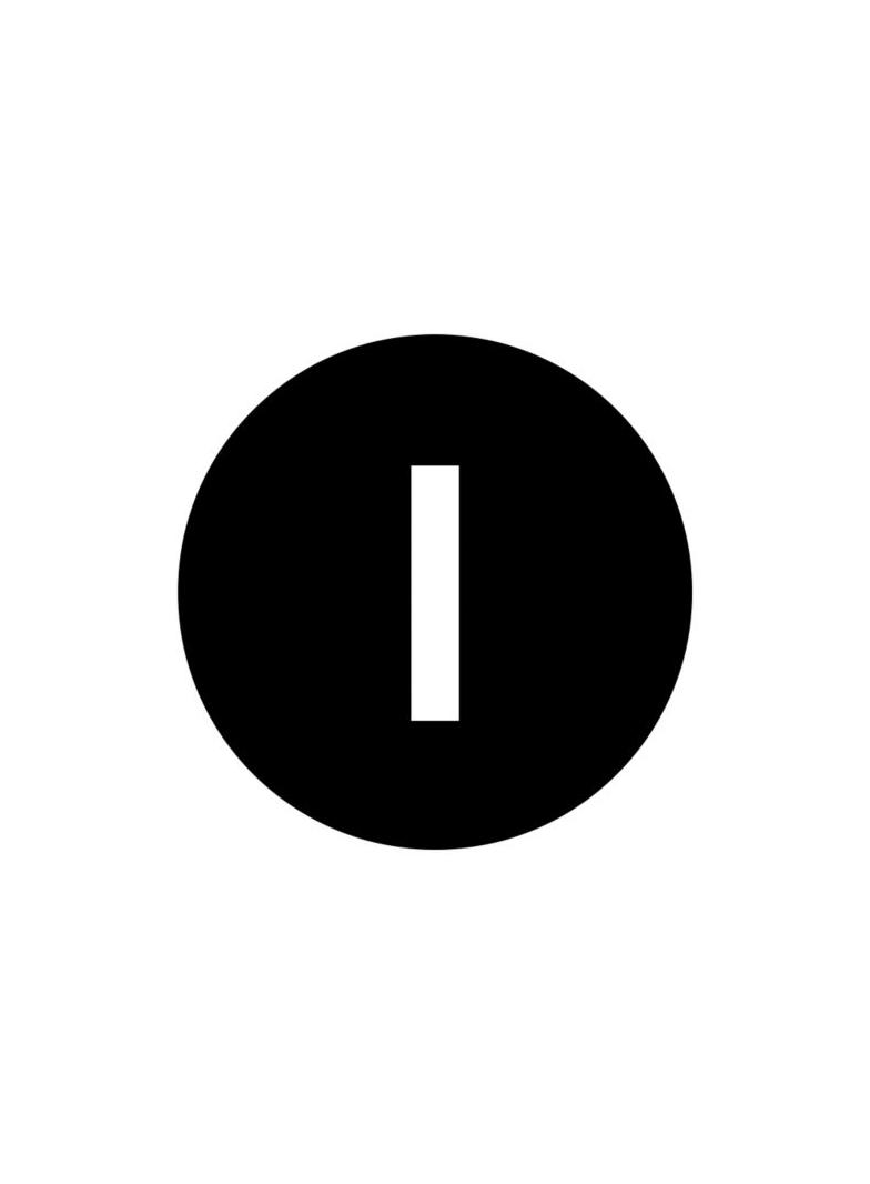 M22-XD-S-X1 Soczewka do przycisku 22mm płaska czarna z opisem /I/ 218166 EATON