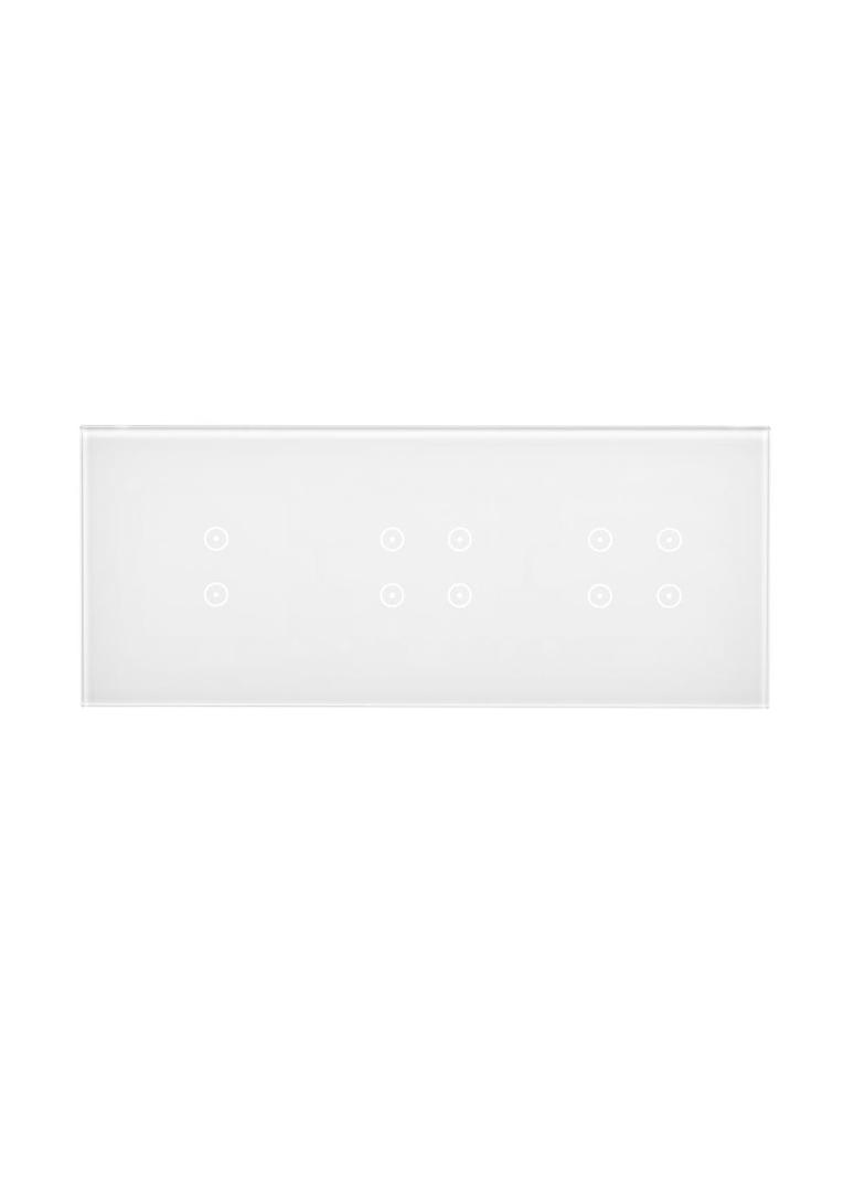 Simon 54 Touch Panel dotykowy S54 Touch 3 moduły 2 pola dotykowe pionowe + 4 pola dotykowe +  4 pola dotykowe biała perła DSTR3344/70 KONTAKT