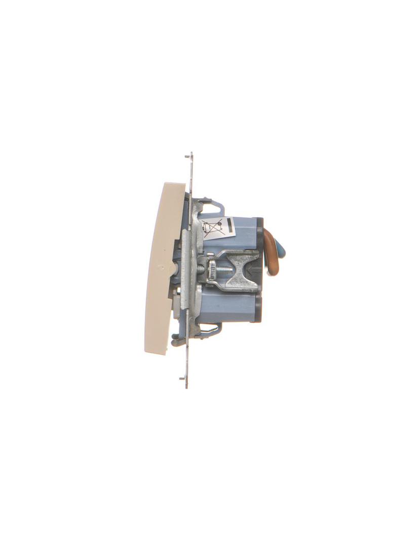 "Simon 54 WMDL-Z10005-041 Łącznik dwubiegunowy podwójny (moduł) 16AX, 250V~, zaciski śrubowe
