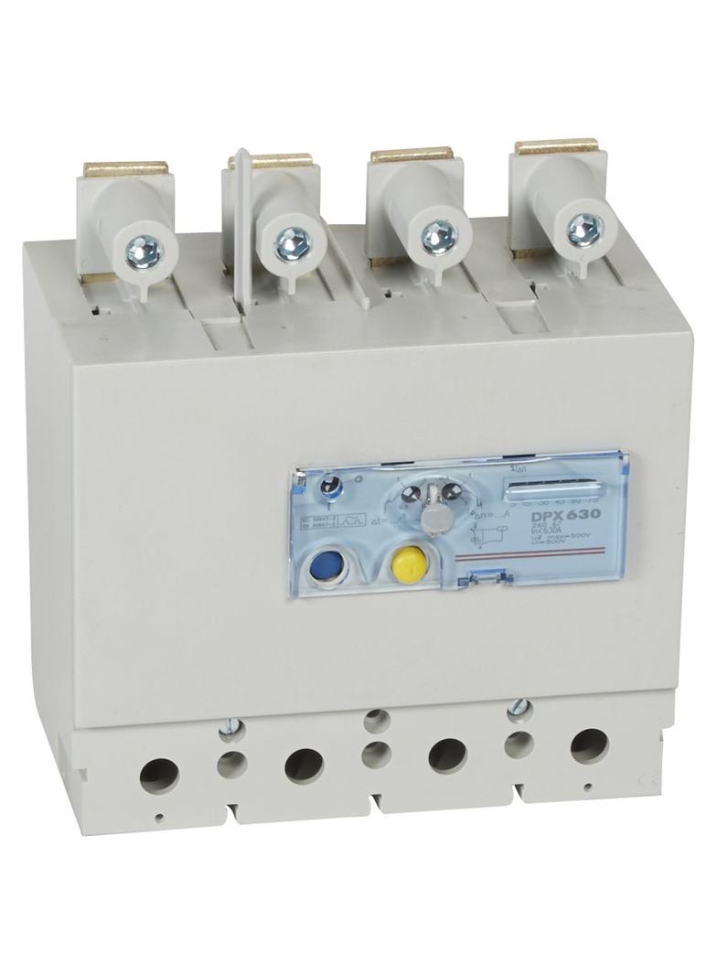 BLOK RÓŻNICOWOPRĄDOWY Z SYGNALIZACJĄ WARTOŚCI PRĄDU 630A DO DPX3 630 4P Legrand