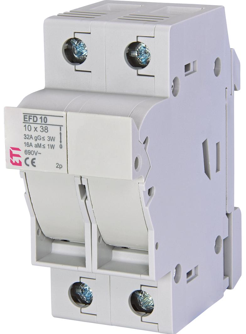 EFD 10-A 2p - Rozłącznik bezpiecznikowy z adapterem