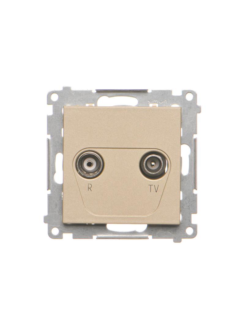 Simon 55 Gniazdo antenowe R-TV końcowe separowane 1x Wejście: 5÷862 MHz Szampański mat