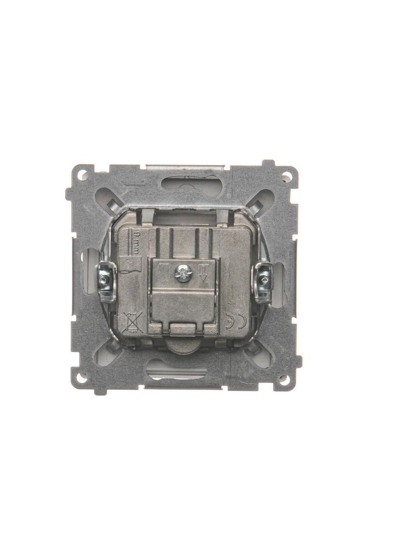 Simon Basic Gniazdo antenowe TV-DATA 1x wejście: 5–1000 MHz stal inox BMAD1.01/21 KONTAKT
