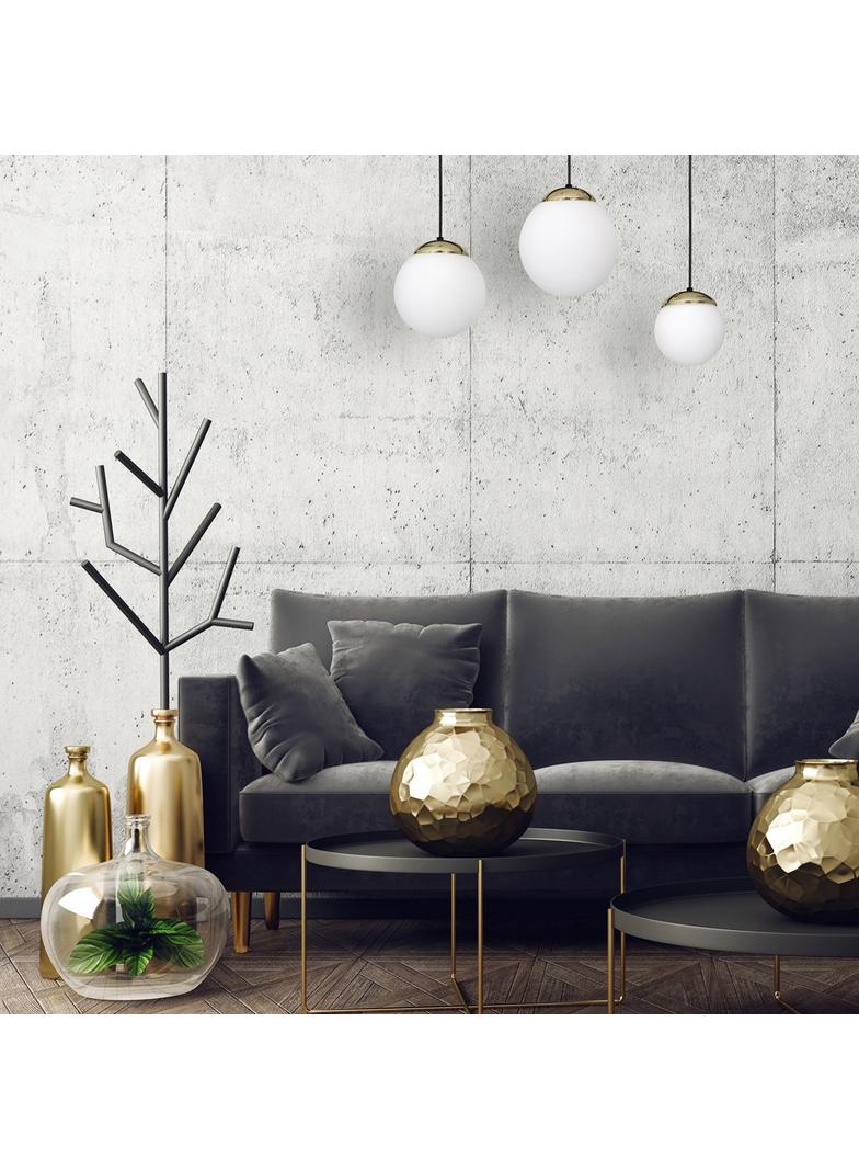 MILAGRO Lampa wisząca SPARTA BLACK / GOLD 3xE14