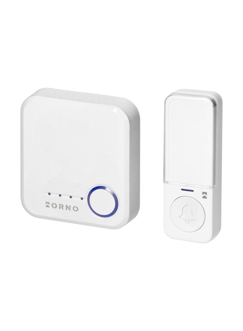 Bezprzewodowy dzwonek do drzwi sieciowy 230V przycisk SOS Wifi Tuya biały OR-DB-MK-175/W ORNO