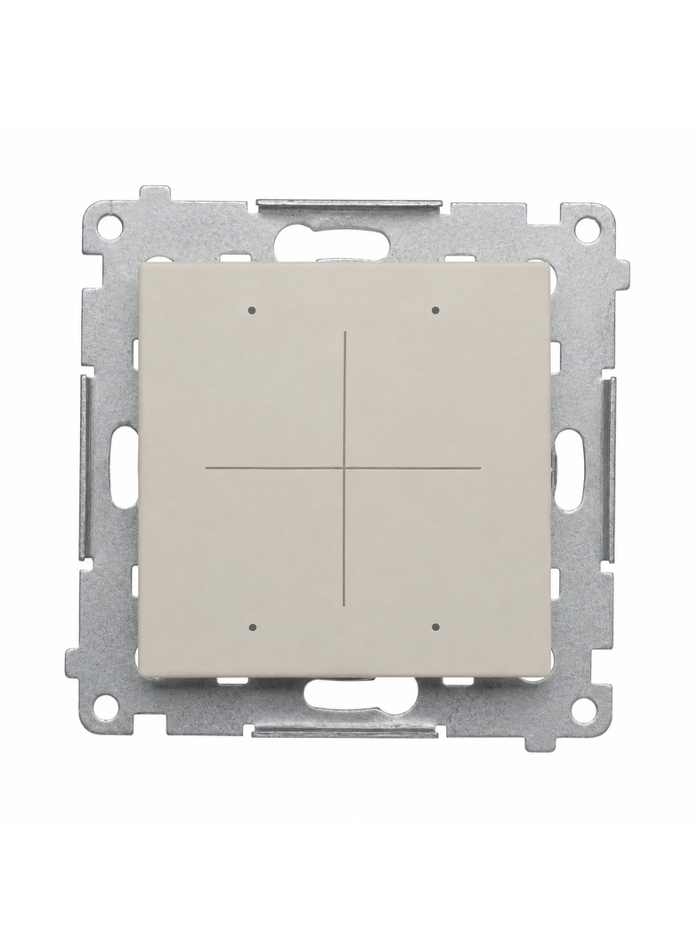 Simon 54 Elektroniczny przycisk 4-krotny kaszmir mat DEW4.01/42