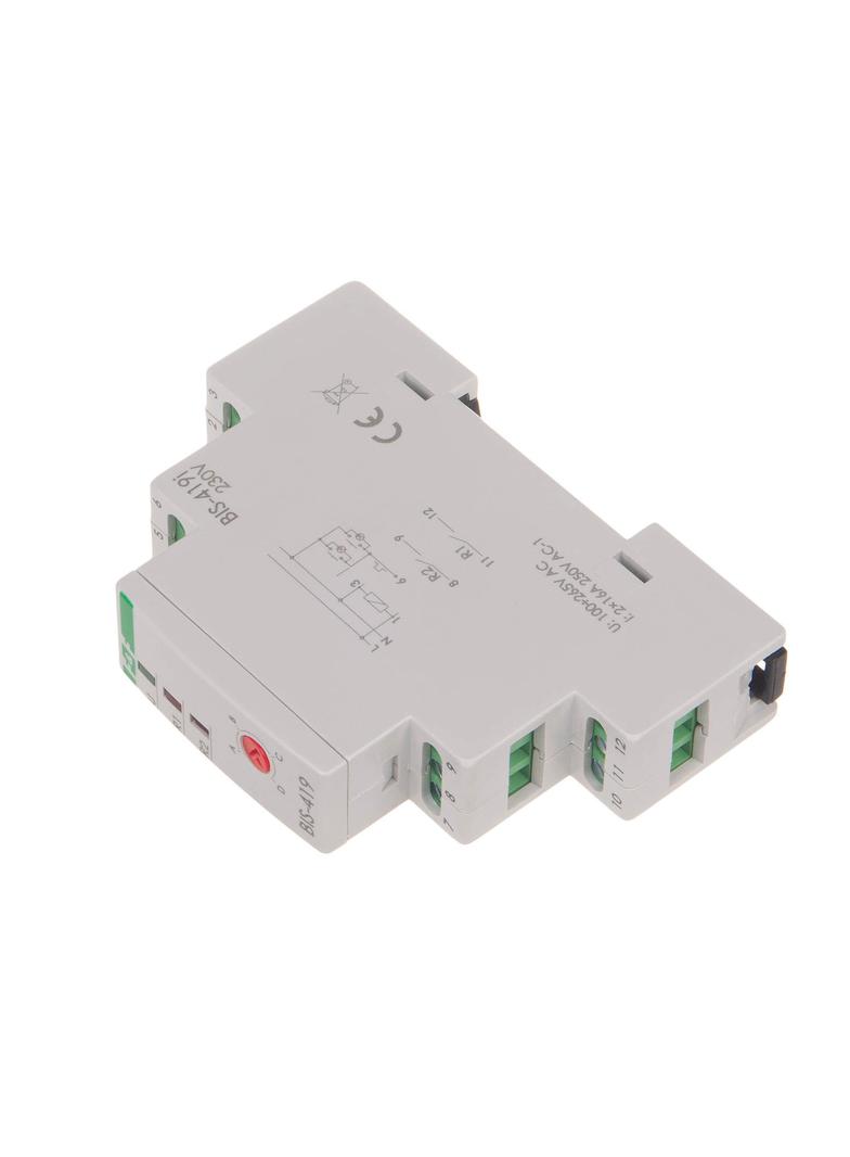 Przekaźnik bistabilny 4 funkcyjny DIN dwa obwody sterowania z przekaźnikiem inrush 160A/20ms BIS-419-LED F&F
