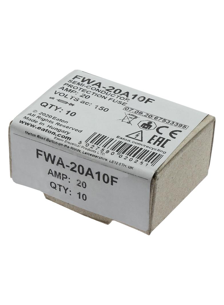 20A 150V AC 10x38mm SEMI-COND FUSE Wkładka szybka 20A AC 150V DC 150V 10x38 mm aR UL FWA-20A10F EATO
