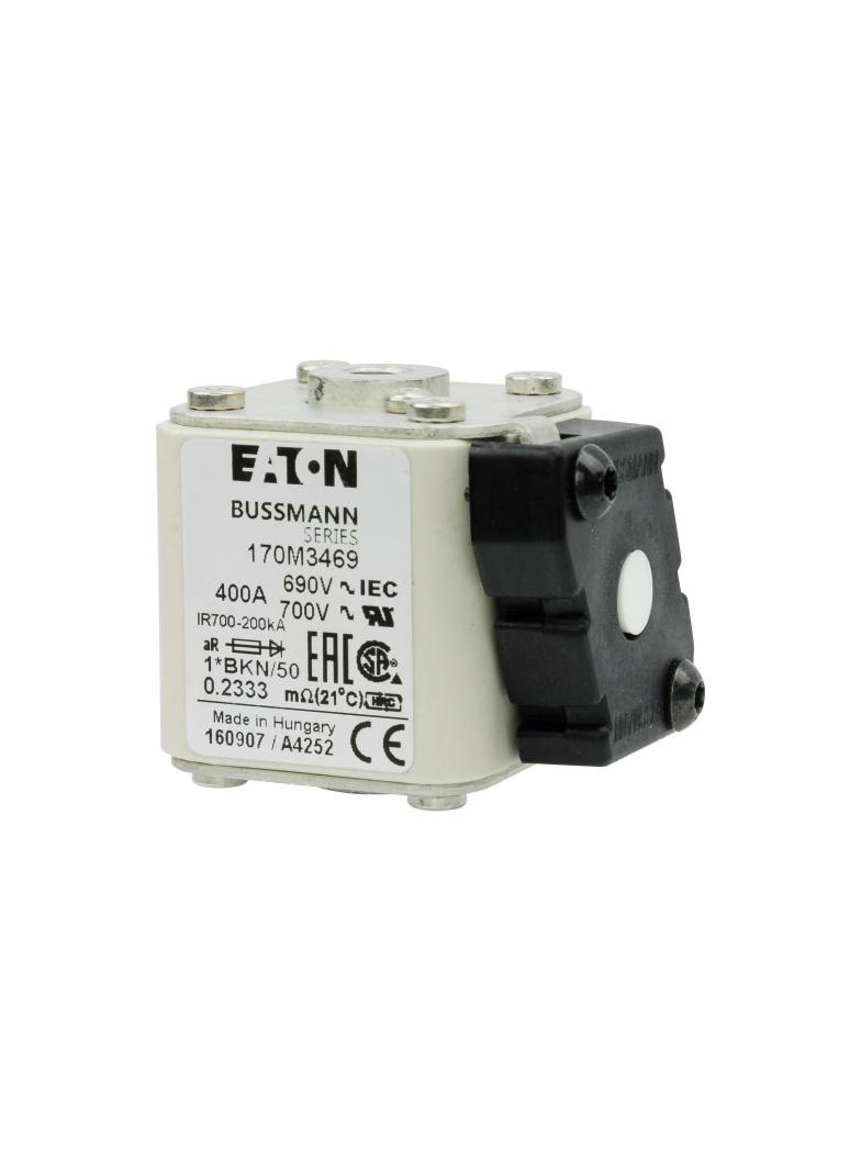 FUSE 400A 690V 1*BKN/50 AR UC Wkładka szybka 400A AC 690V rozmiar 1 aR IEC UL 170M3469 EATON