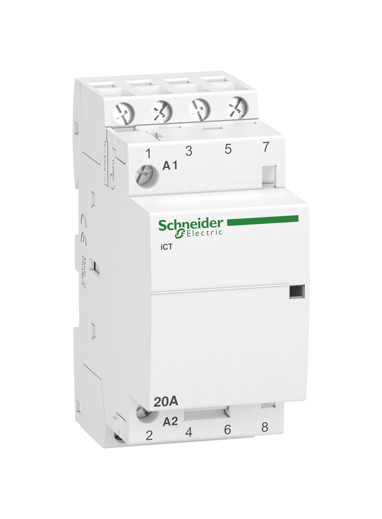 Stycznik modułowy Acti9 iCT50-20-40-230 20A 4Z 50Hz 220/240 V AC A9C22824 SCHNEIDER
