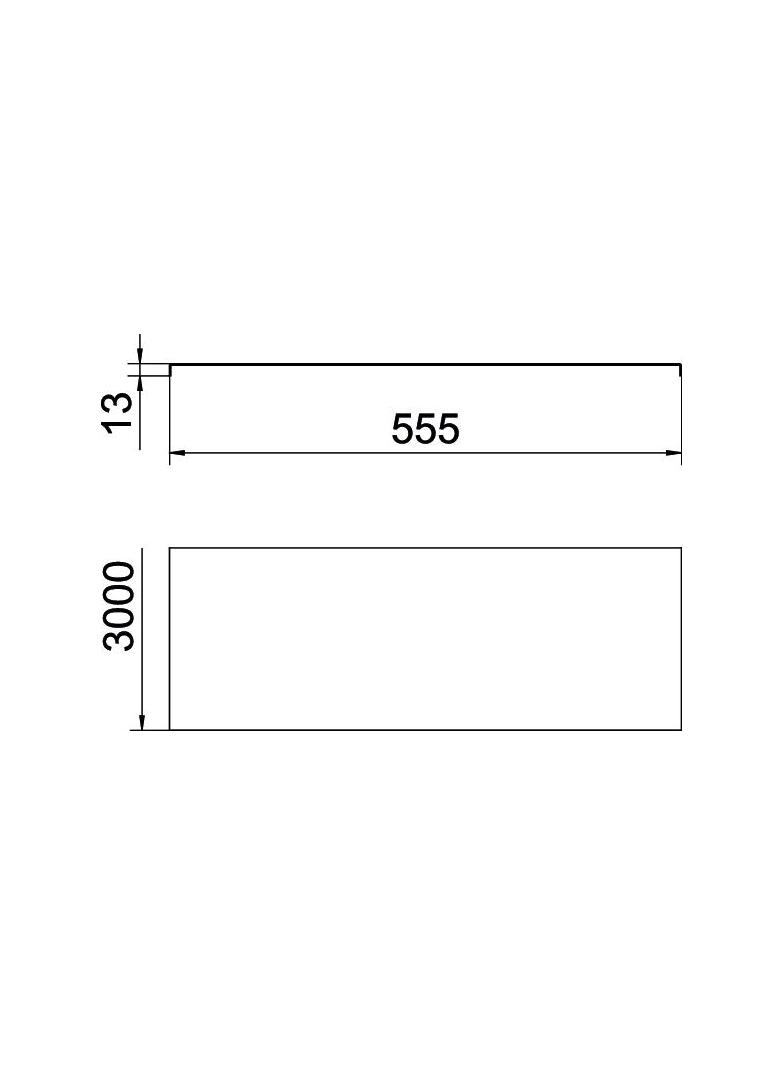 DRLU/550, POKRYWA B/RYGL.550 MM DD
