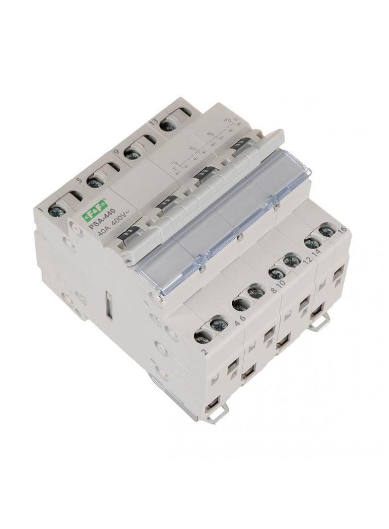 Przełącznik instalacyjny sieć-agregat 4P 40A PSA-440 F&F