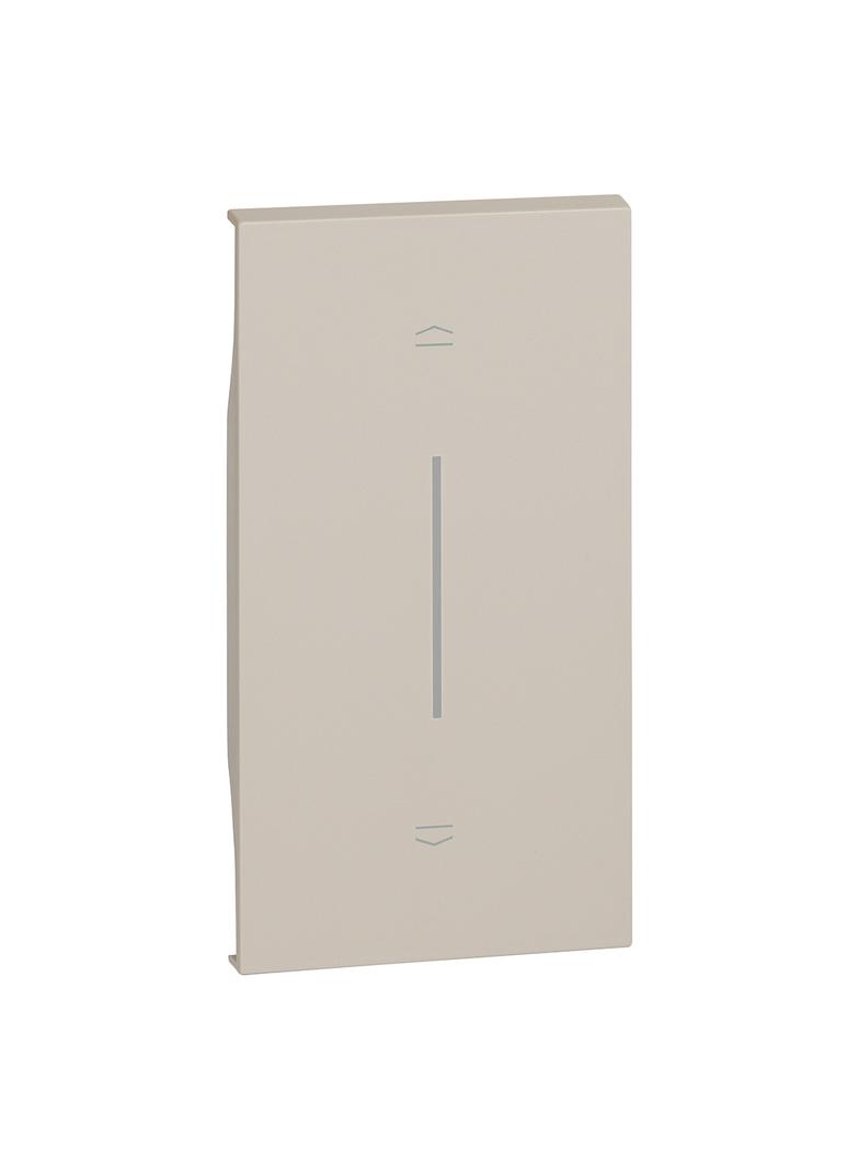 LIVING NOW 'MY HOME' - KLAWISZ Z SYMBOLEM  GÓRA/DÓŁ  - 2 MODUŁY - PIASKOWY BEŻ, Bticino