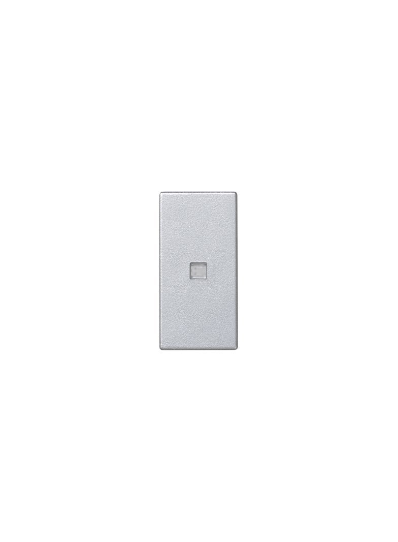 Simon Connect Klawisz 45x225 łącznika zwiernego z podświetleniem aluminium K113/8 KONTAKT