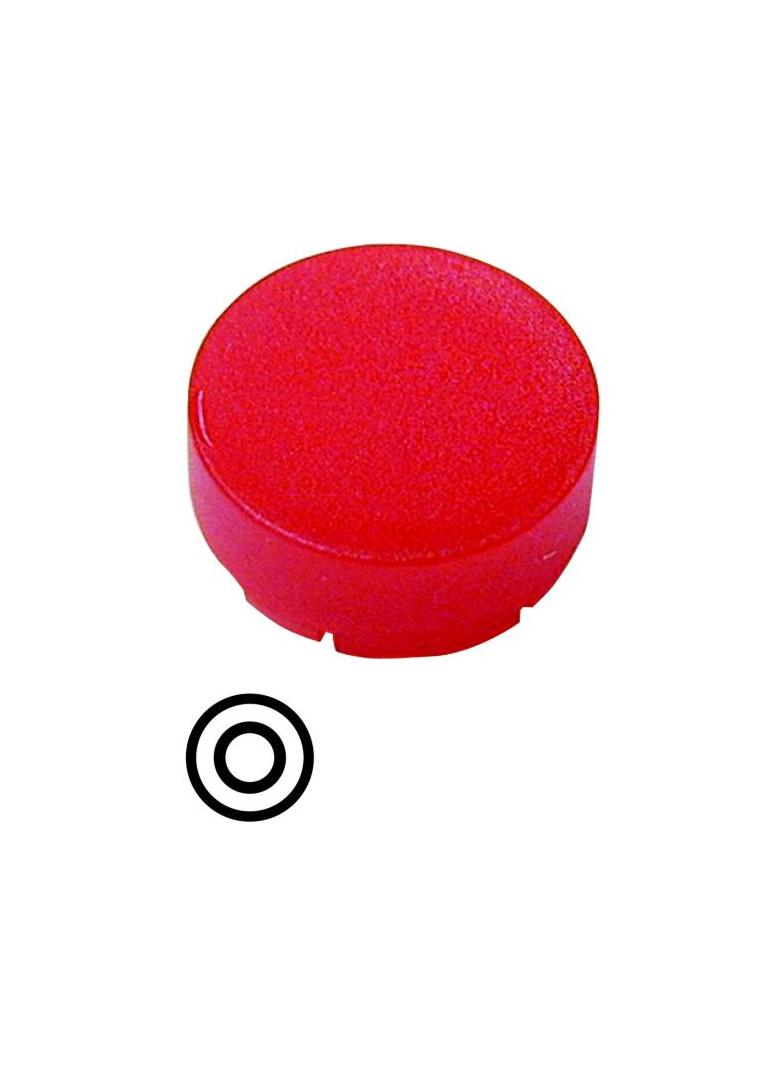M22-XDLH-R-X0 Soczewka przycisku 22mm wystająca czerwona z opisem /O/ 218161 EATON