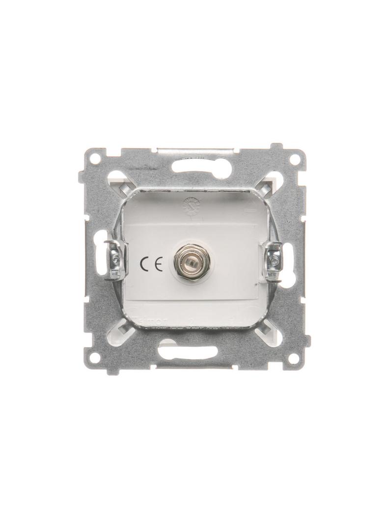 Simon 54 Gniazdo antenowe SAT pojedyncze Do instalacji indywidualnych biały