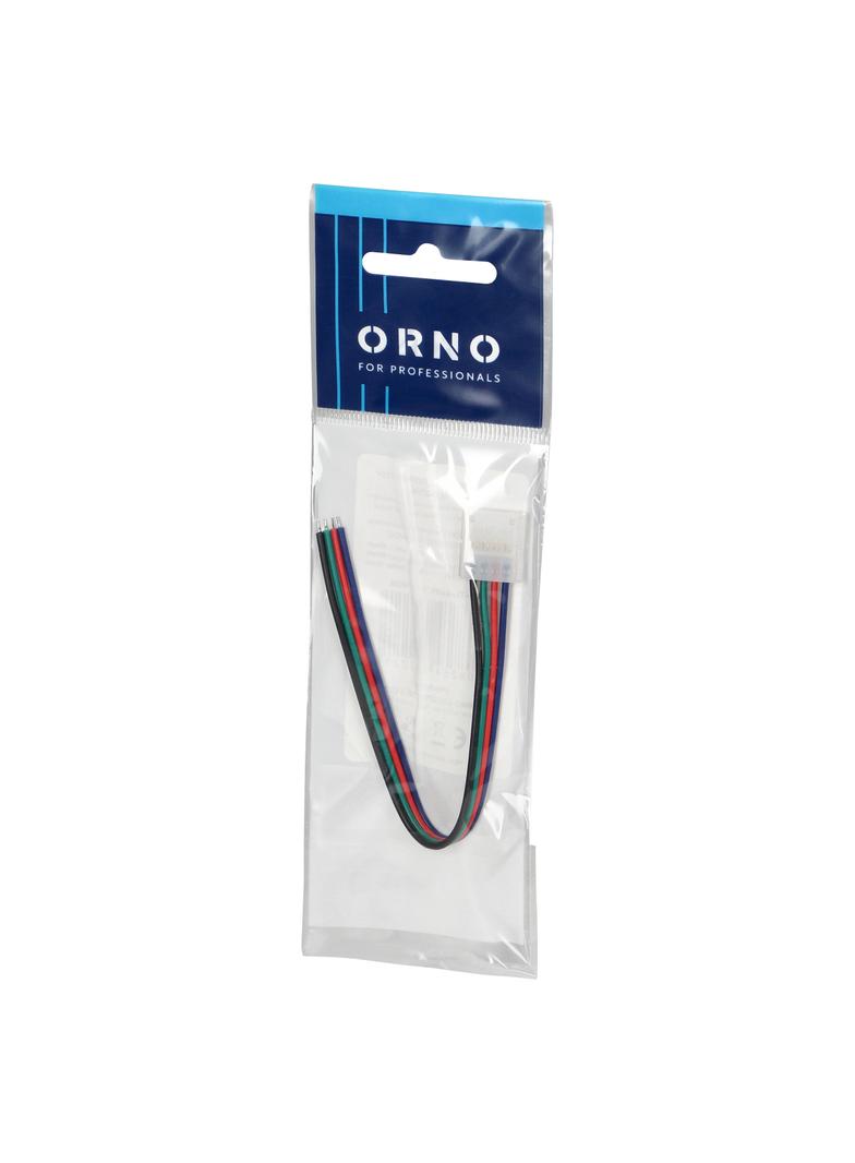 Złączka LED RGB 10mm jednostronna z przewodem