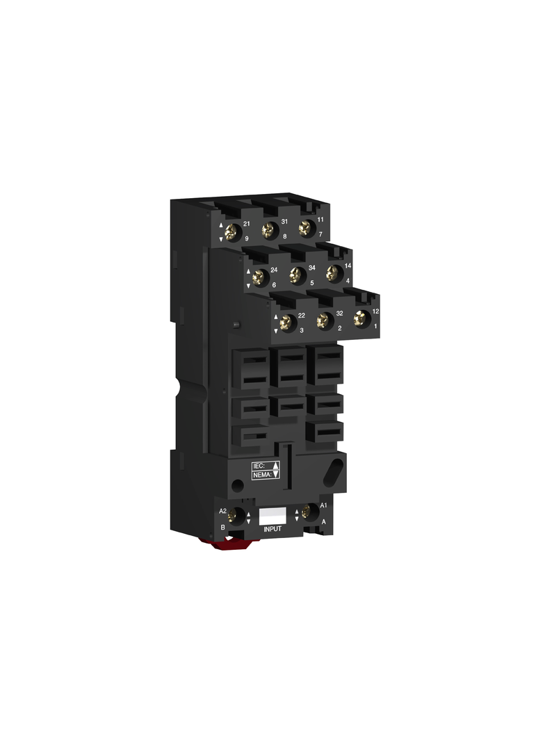 Zelio Relay Gniazdo RUZ, 250V AC, styki oddzielne 2C/O I 3C/O 12A