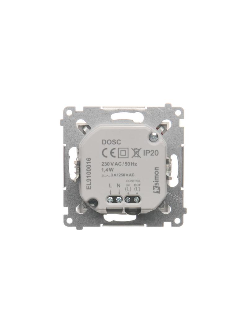 Simon 54 Oprawa oświetleniowa LED z czujnikiem ruchu 230 V AC 1.4 W białe ciepłe 3100 K biały DOSC.01/11 KONTAKT