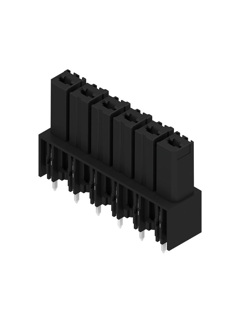 BVL 7.62HP/06/180 3.5SN BK BX Złącze wtykowe płytek drukowanych /50szt./ WEIDMULLER