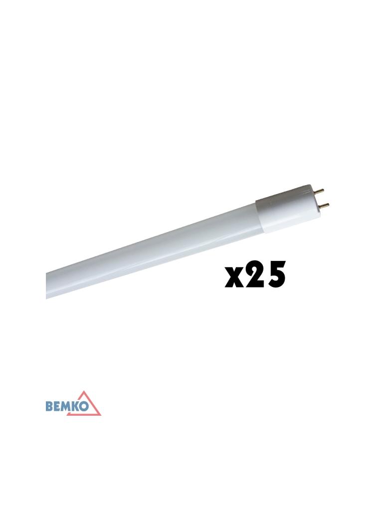 TUBA LED 230V T8 1200MM 18W 1680LM 3000K WW SZKŁO MLECZNA (KARTON 25SZT.)